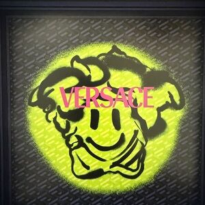 Versace Neon Green and Black Puzzle